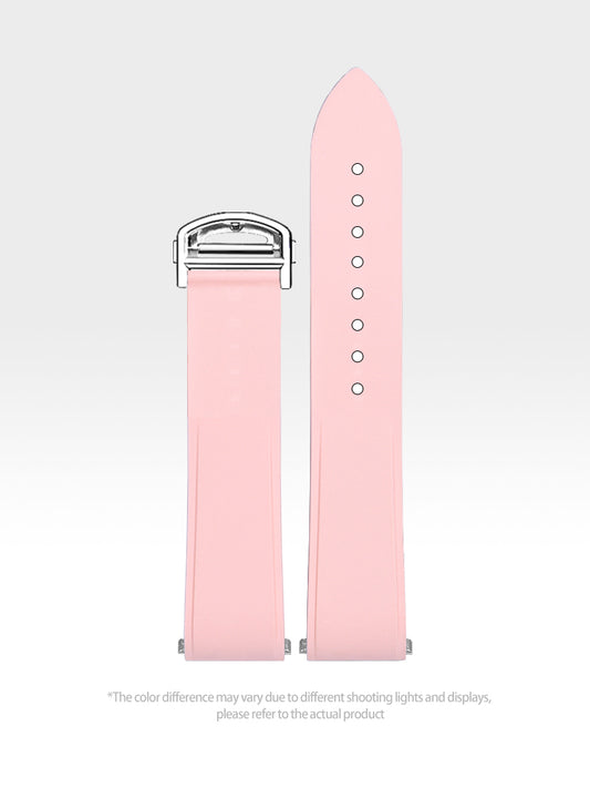 Yo Strap Fluororubber Watch Strap Quick Release - Fits Cartier SANTOS