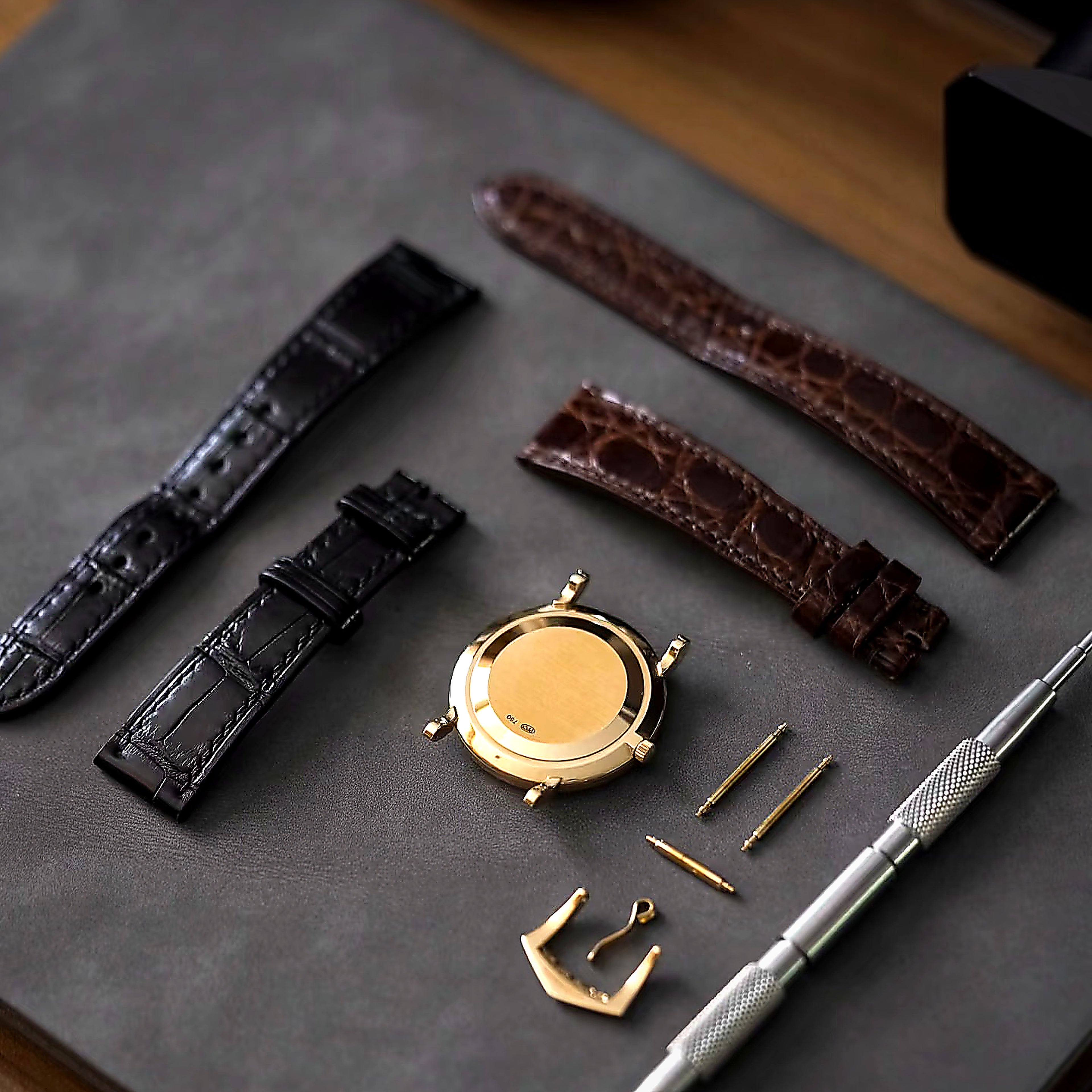 Custom Genuine Crocodile Leather Watch Strap — Handmade to Fit Your Watch