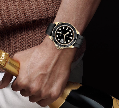 Yo strap Fluororubber Watch Strap - Fits Rolex Submarine